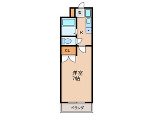 スライビング藤崎の物件間取画像